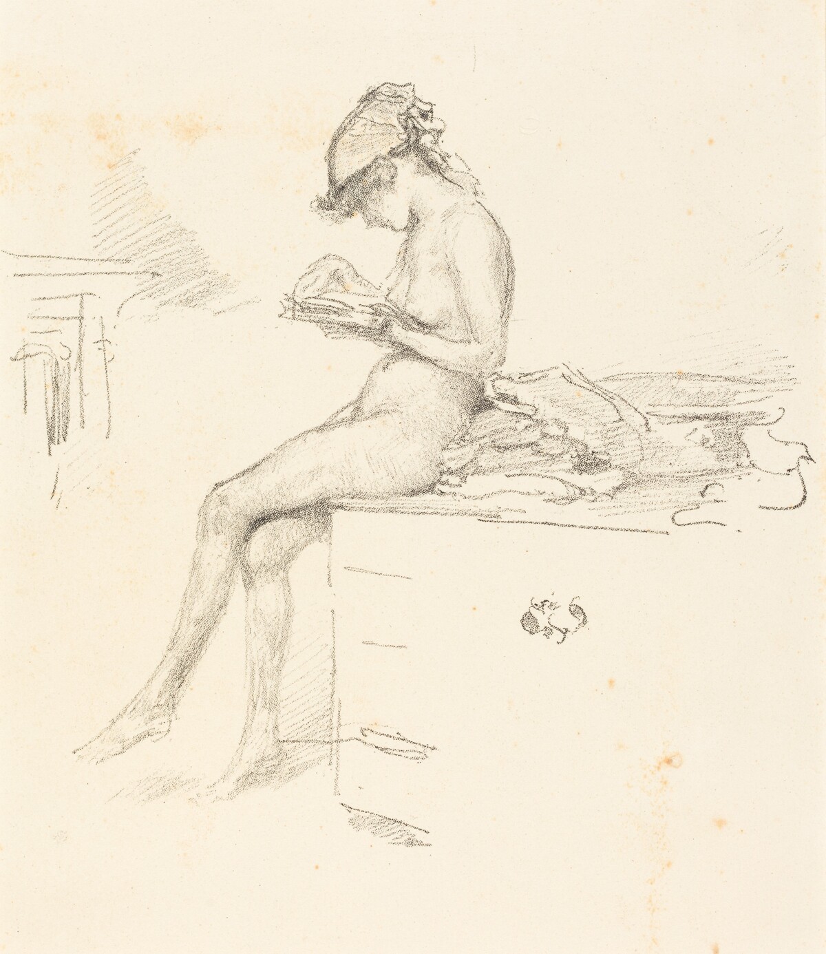 The Little Nude Model, Reading by James McNeill Whistler