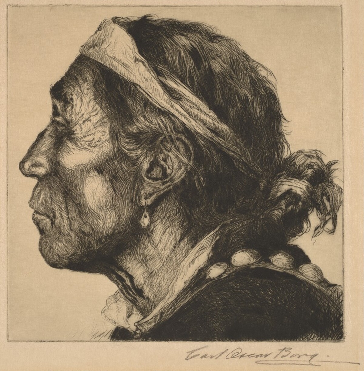 The Navajo by Carl Oscar Borg