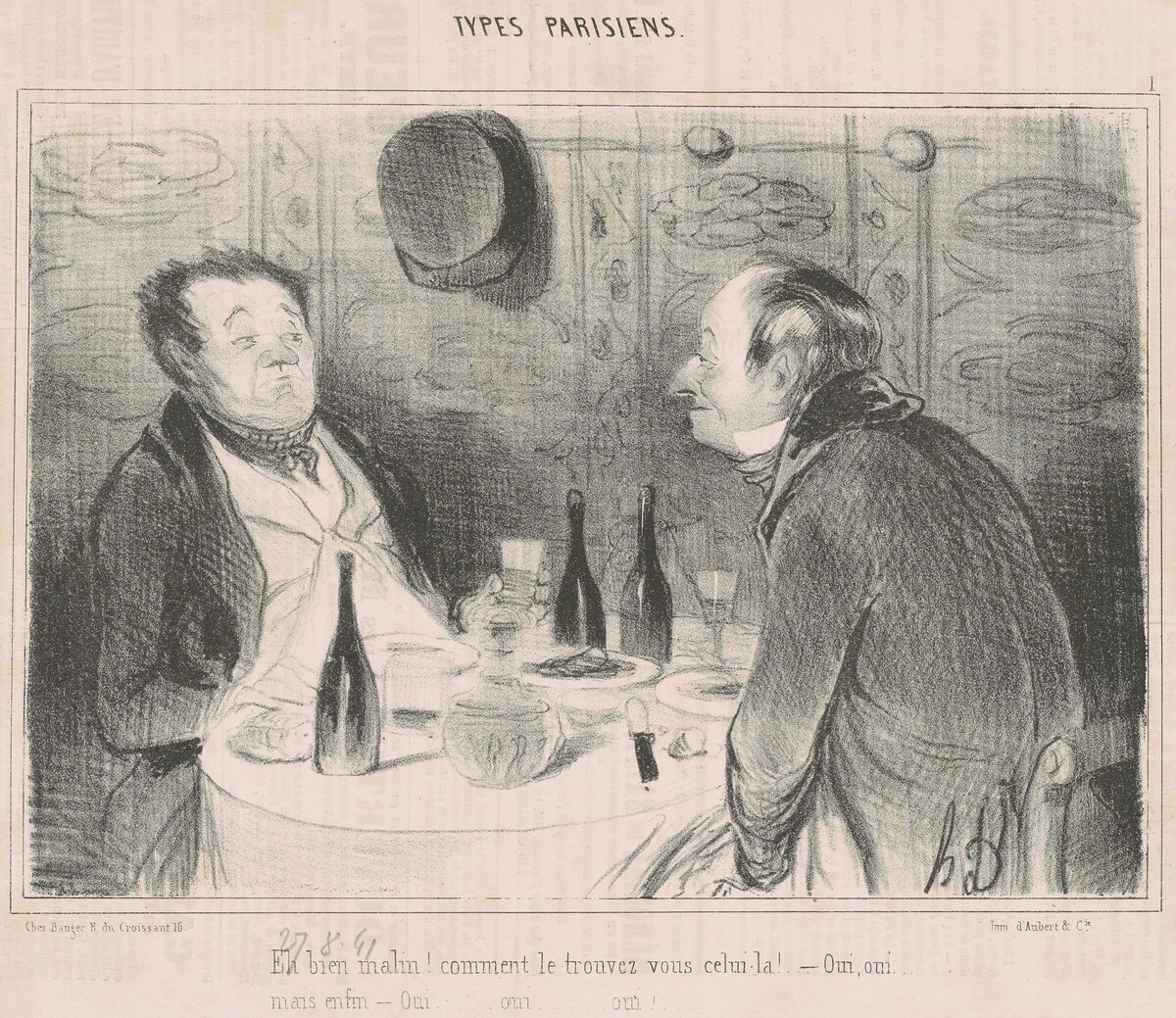 Eh bien Malin! comment le trouvez vous celui-la! by Honoré Daumier