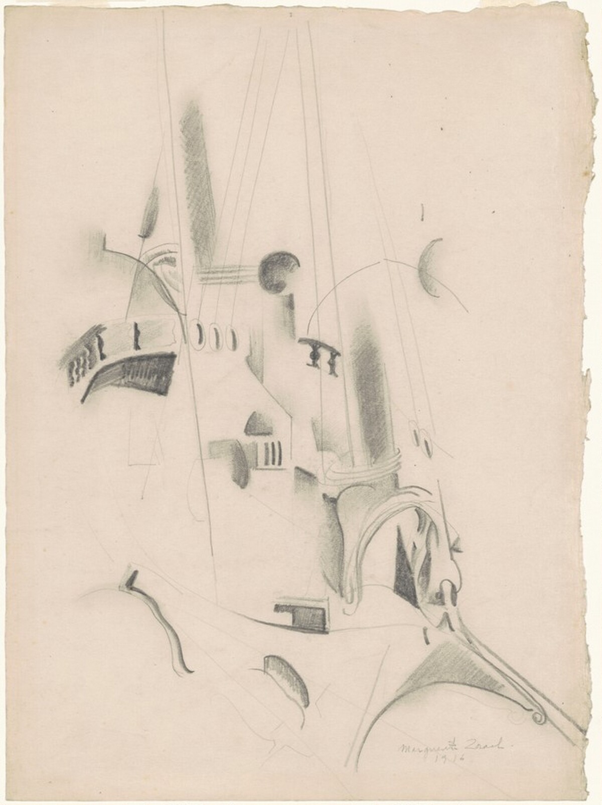 Sailing Vessel by Marguerite Zorach