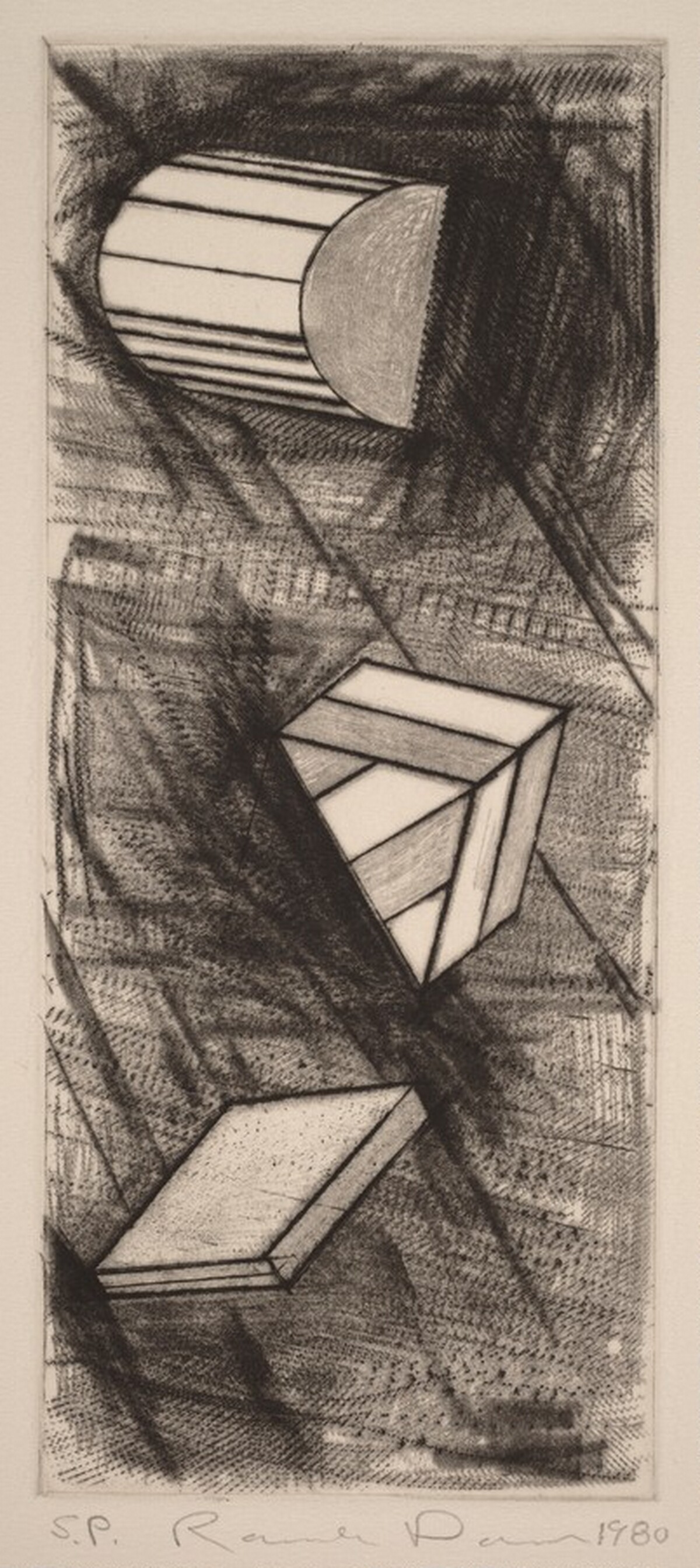 Drypoint Nu [special proof] by Ronald Davis