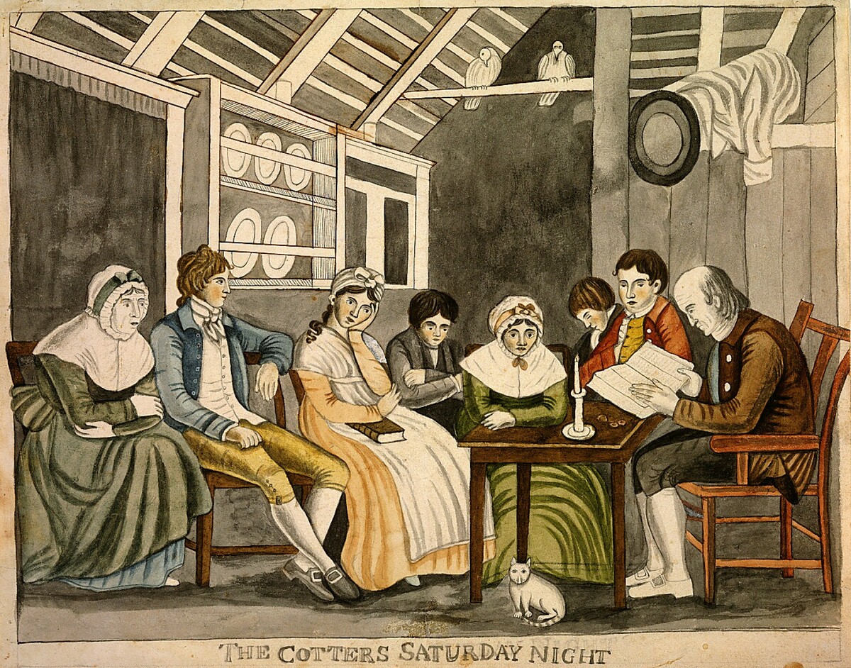 The Cotters Saturday Night by Eunice Pinney