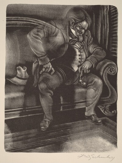 Ivan and the Devil (Book XI: Ivan Fyodorovich, facing p.492)
