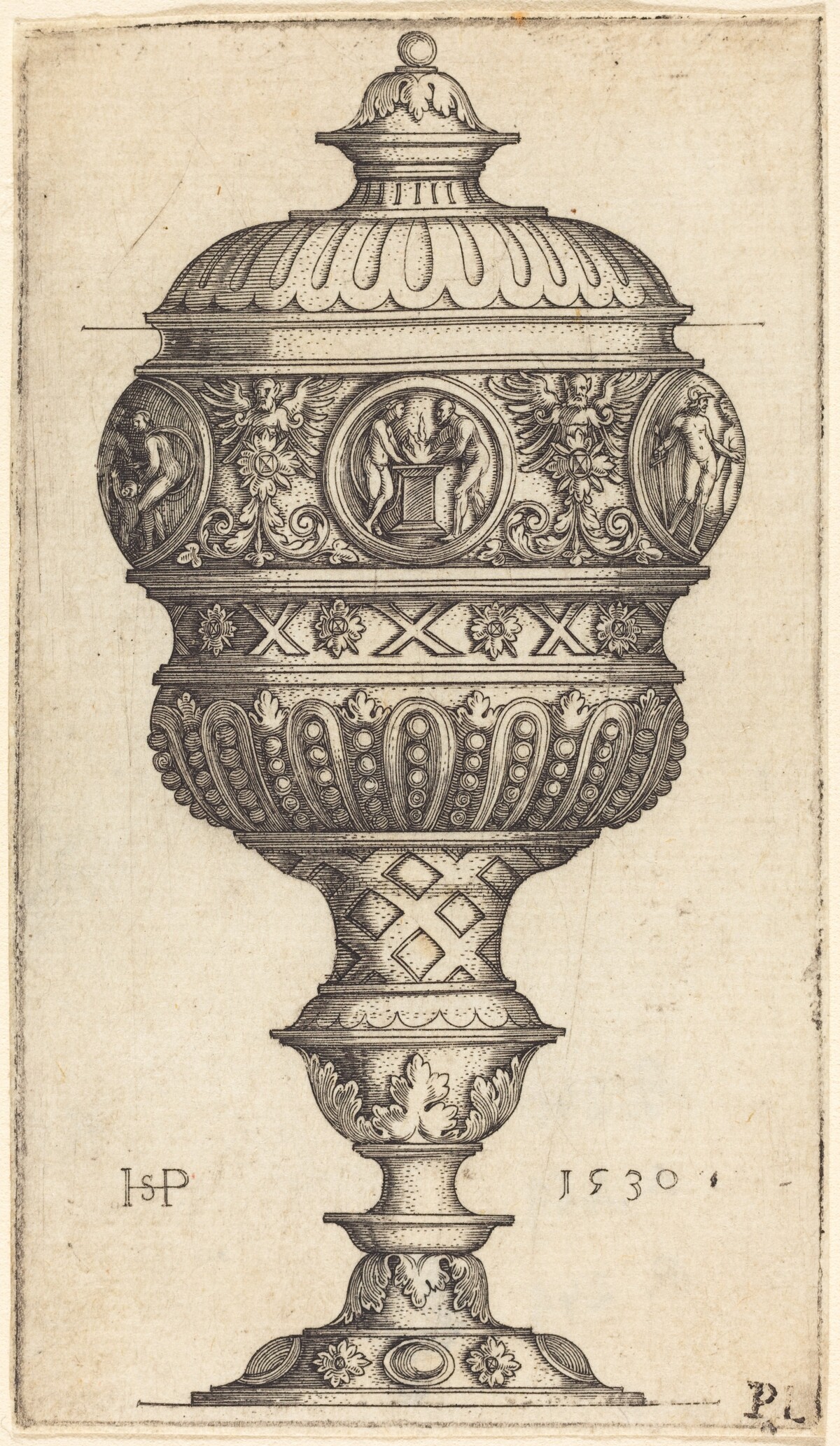 Goblet with Medallions by Sebald Beham