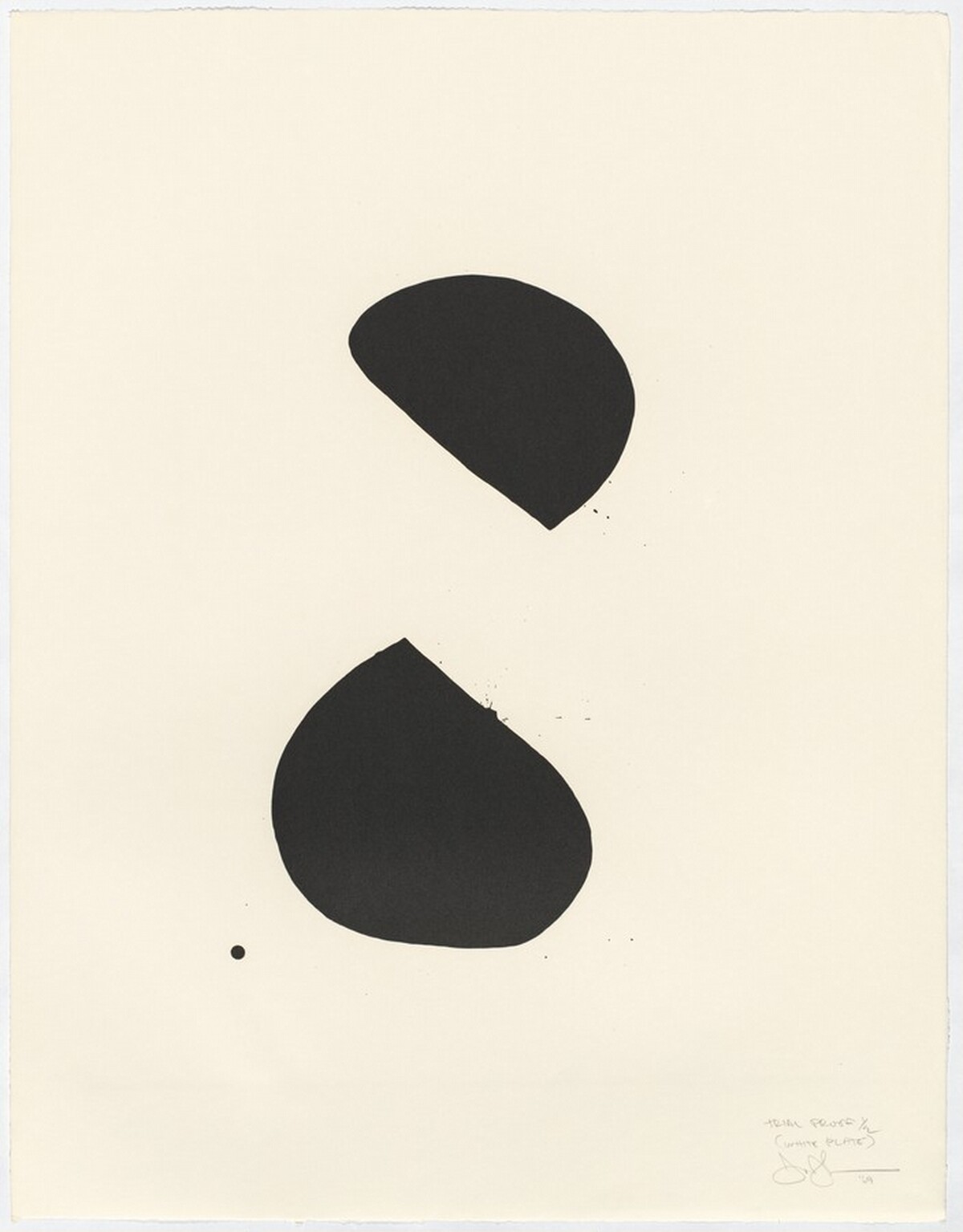 Figure 8 [trial proof] by Jasper Johns