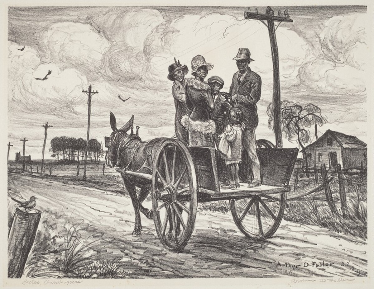 Easter, Church-Goers by Arthur Davenport Fuller