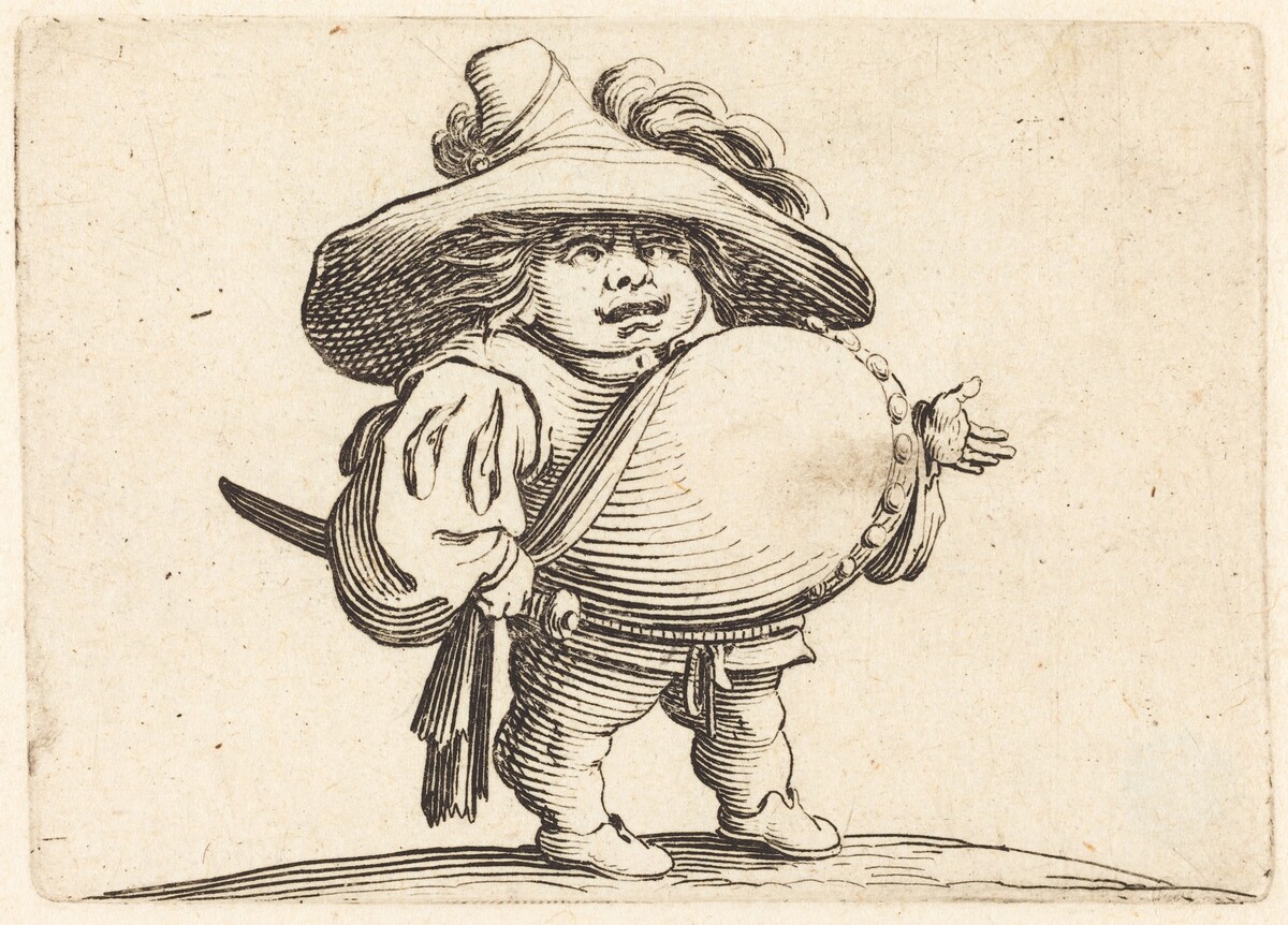 Man with Big Belly by Jacques Callot