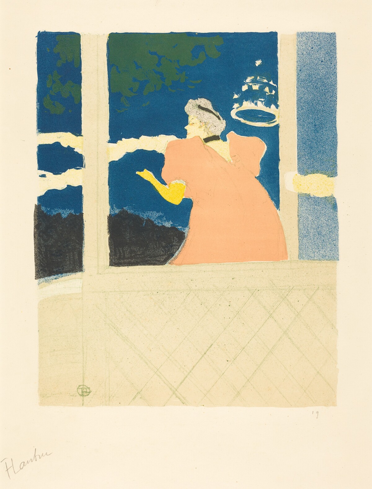 At the Ambassadeurs (Aux Ambassadeurs) by Henri de Toulouse-Lautrec