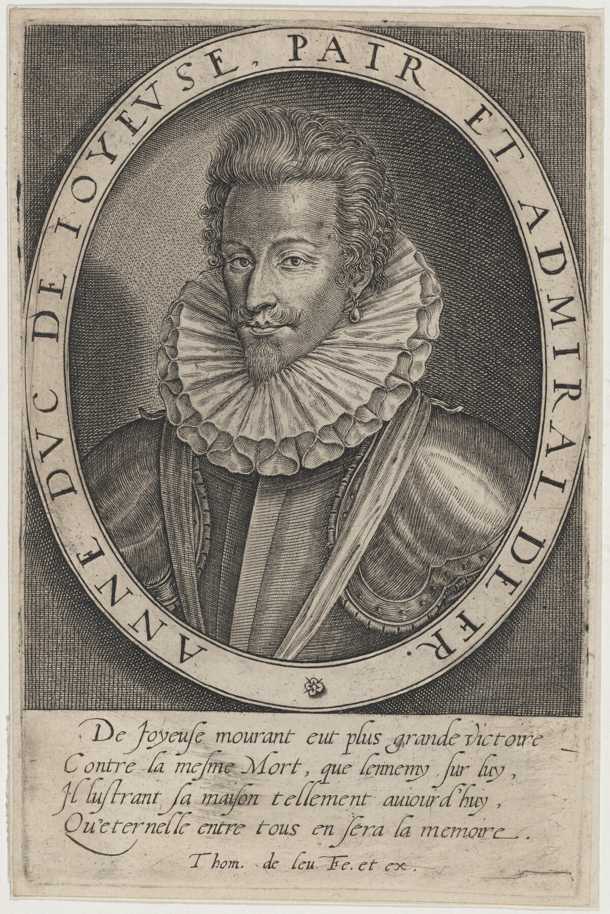Anne, Duc de Joyeuse by Thomas de Leu