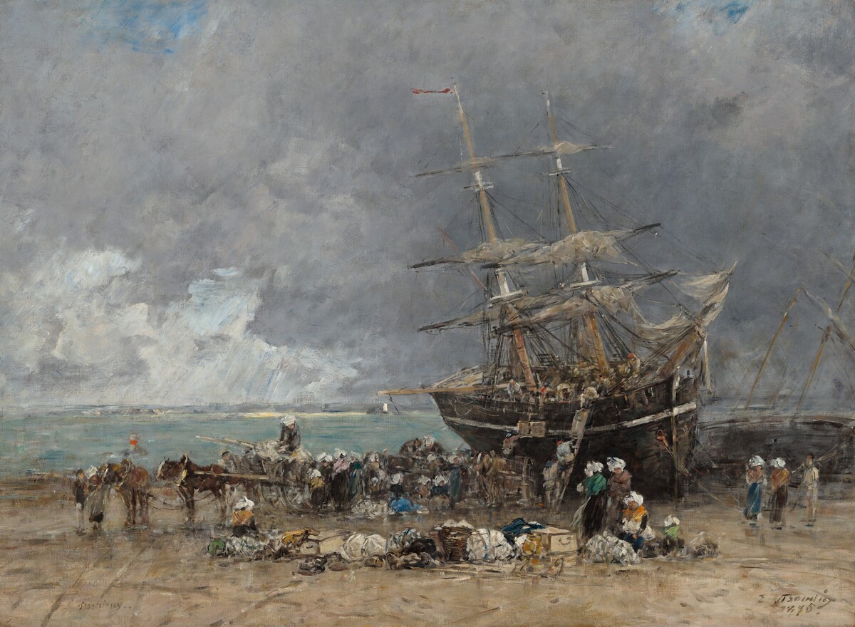 Return of the Terre-Neuvier by Eugène Boudin