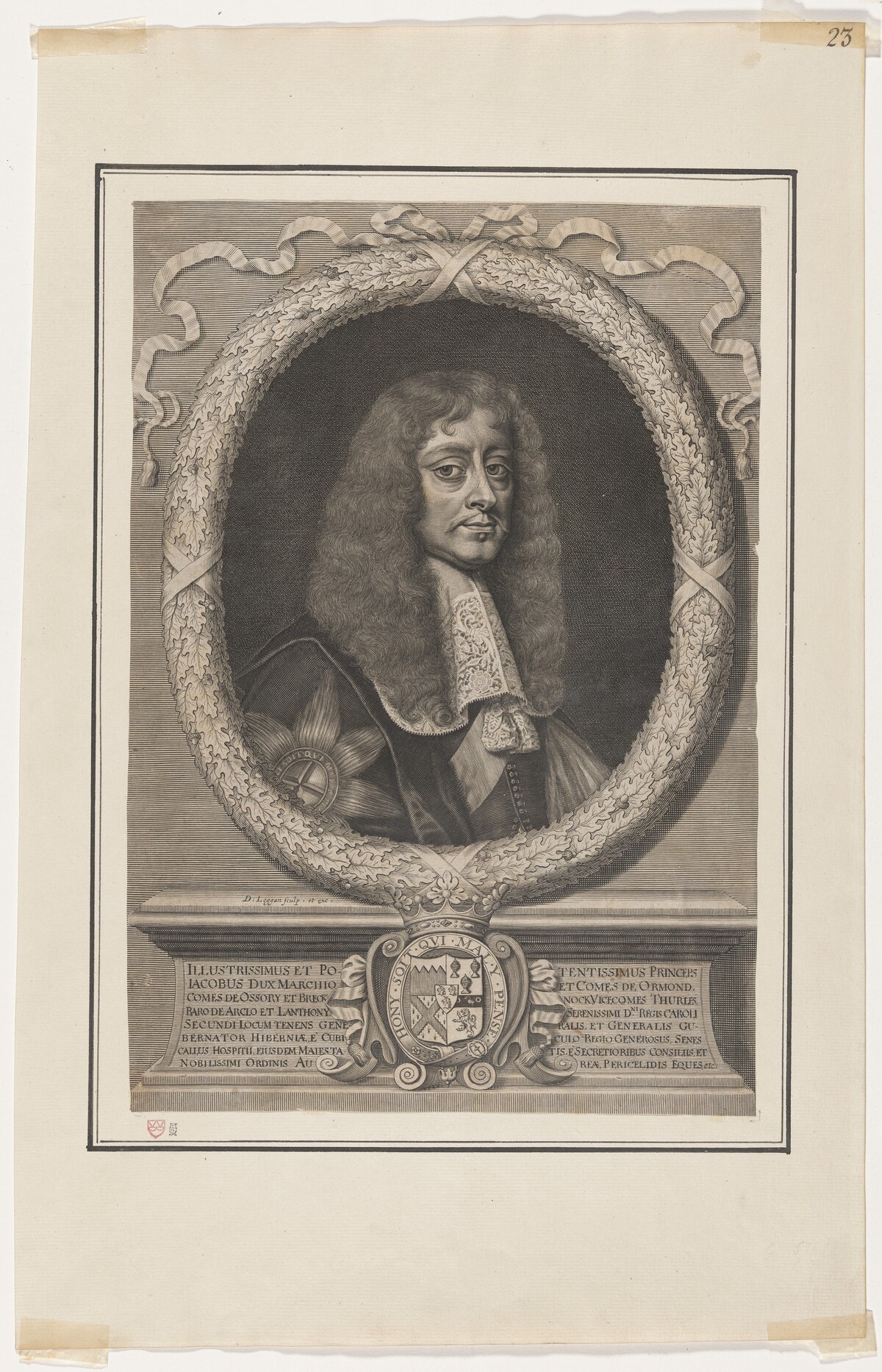 James Butler, First Duke of Ormonde by David Loggan