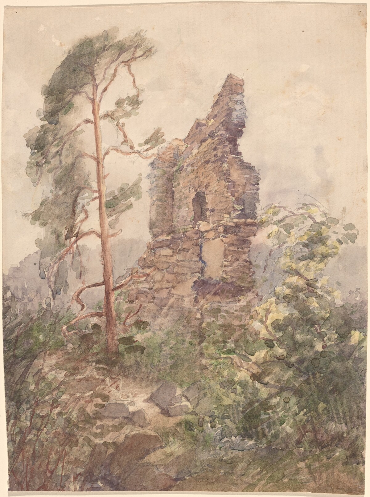 Landscape with Ruin by Karel Vitezslav Masek