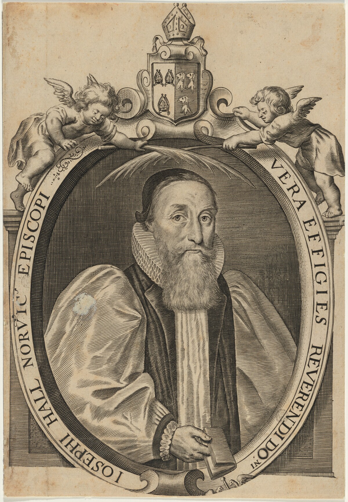 Joseph Hall, Bishop of Norwich by Crispyn van den Queboorn