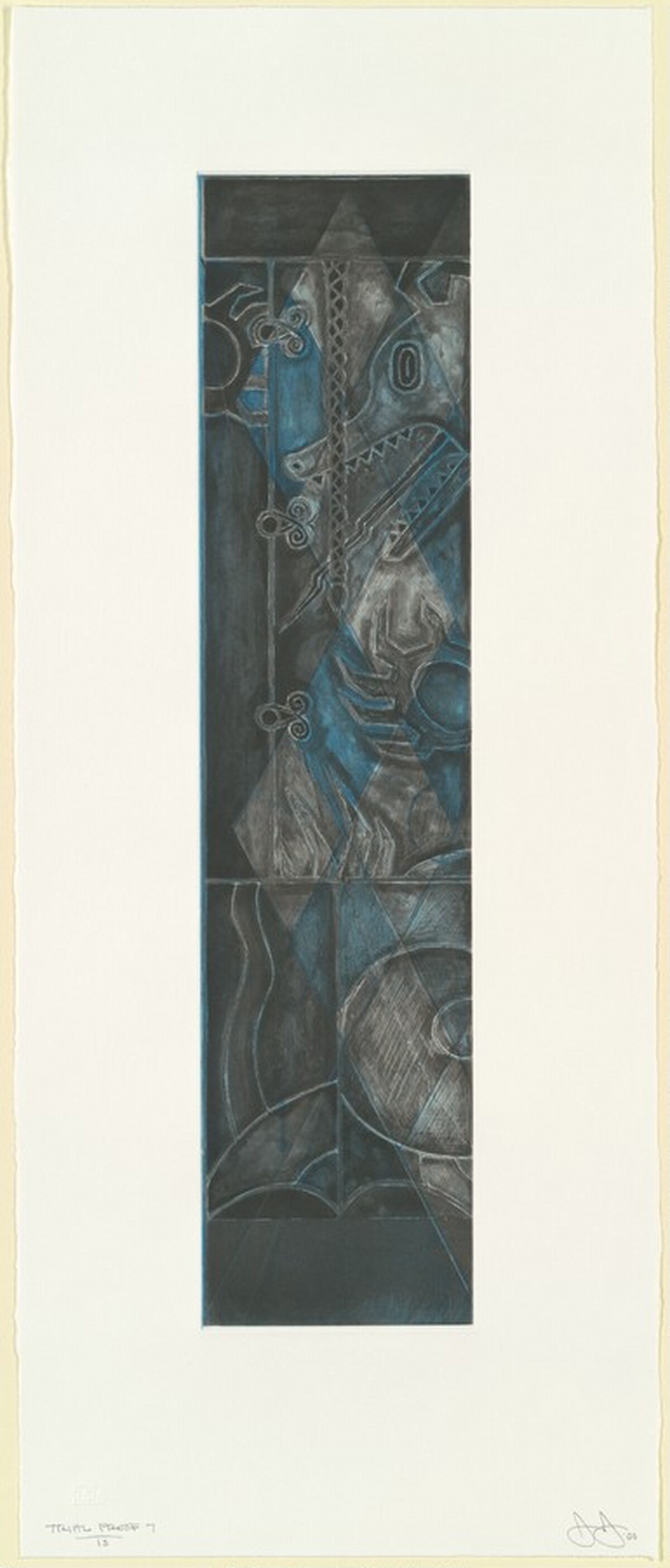 Two Costumes [trial proof 7] by Jasper Johns