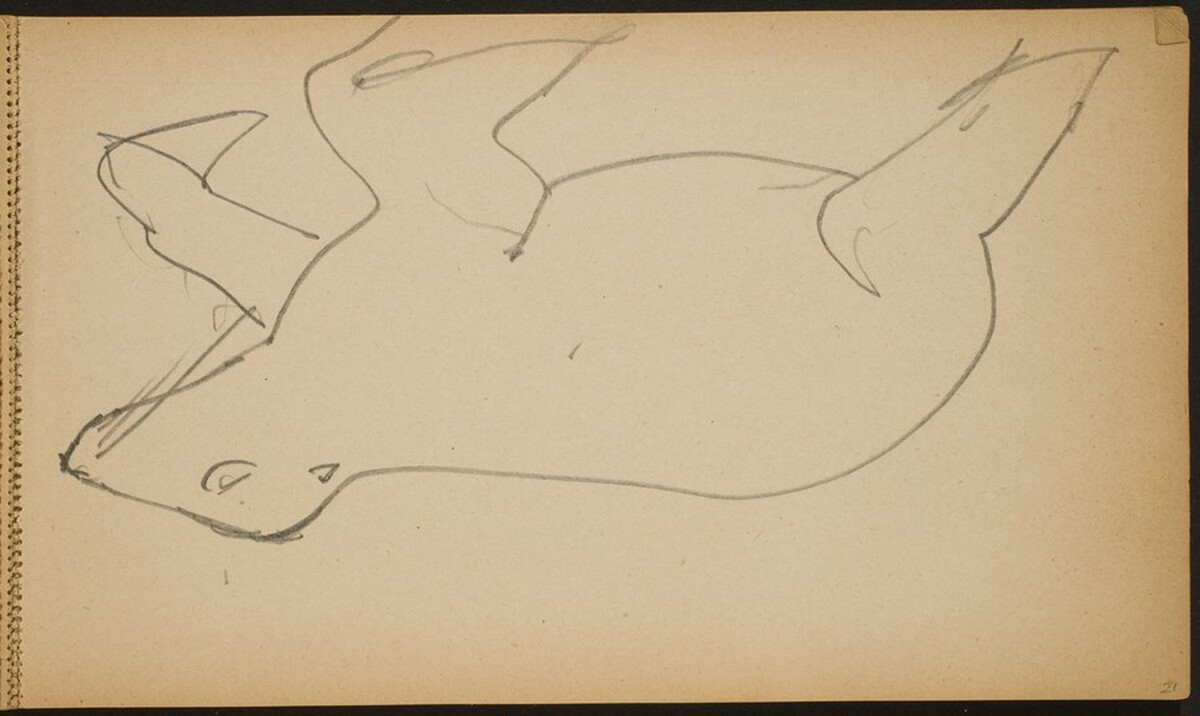 Seelöwe (Sea Lion) [p. 21] by Max Beckmann