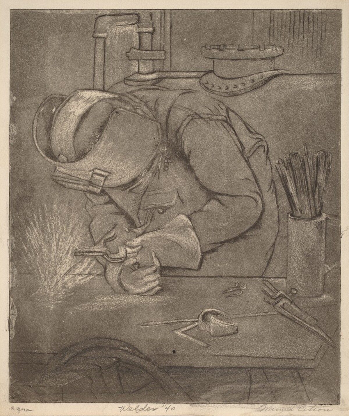 Welder by Minna Citron