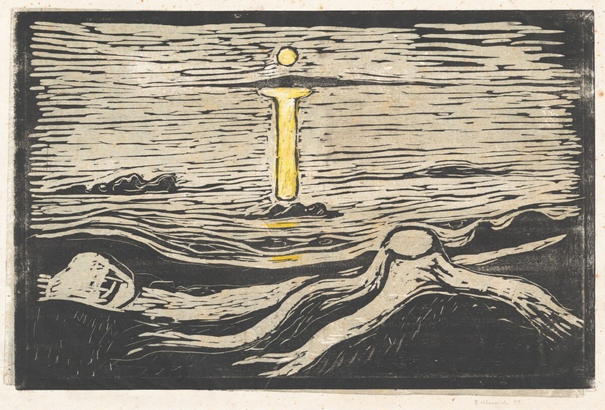 Mystical Shore by Edvard Munch