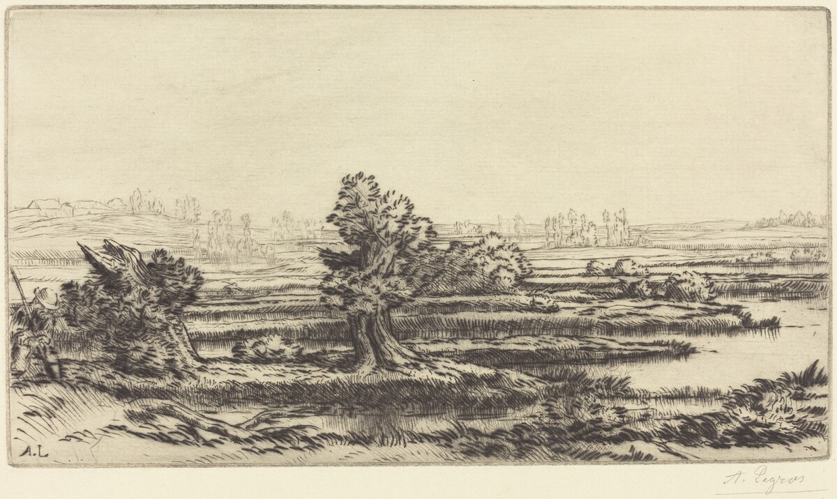 Peat-bogs (Les Tourbieres) by Alphonse Legros