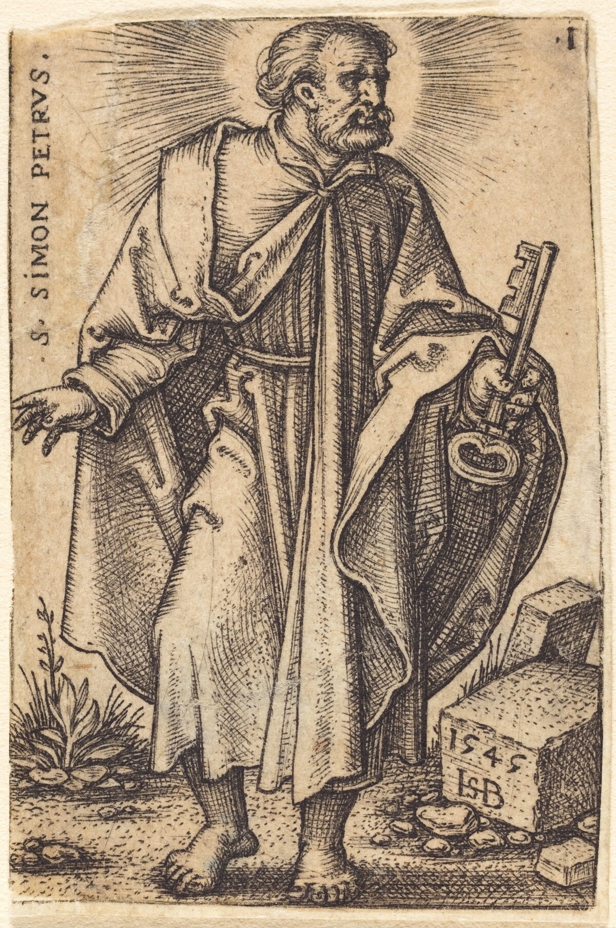 Saint Peter by Sebald Beham