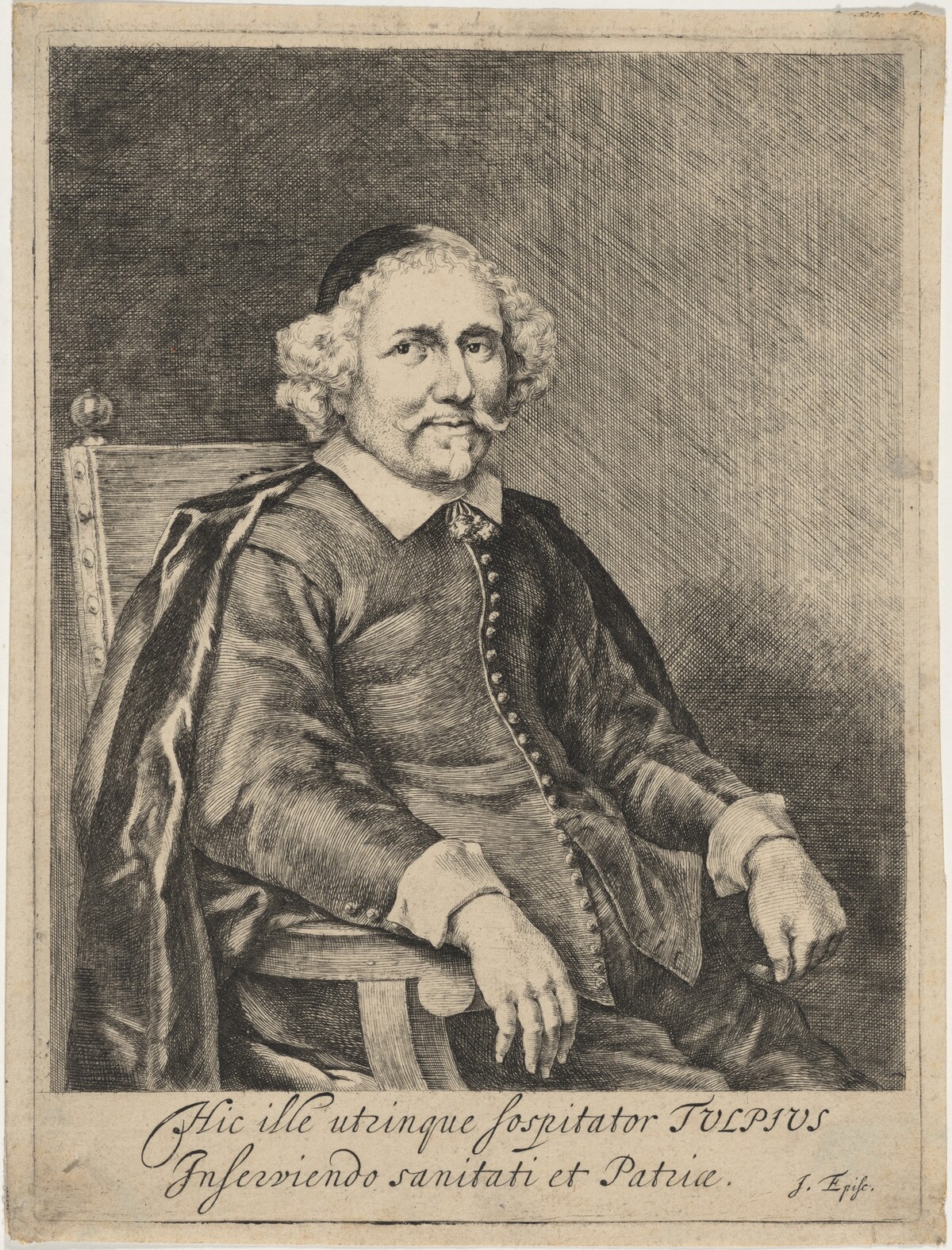 Nicolaes Pietersz Tulp by Jan de Bisschop