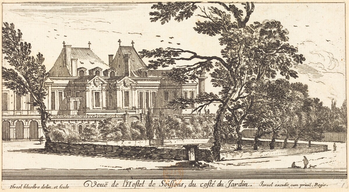 Veue de l'Hostel de Soissons by Israël Silvestre