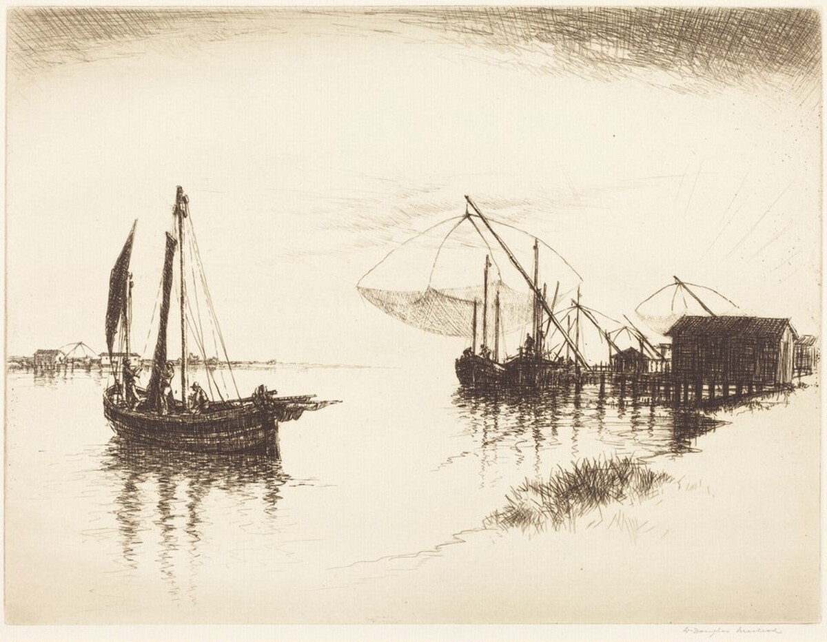 Marina di Pisa by W. Douglas MacLeod