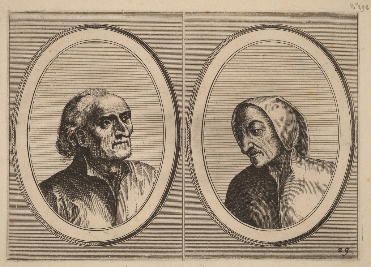 "'t Suynighe Waertje" and "De Goelicke Waerdin" by Johannes and Lucas van Doetechum after Pieter Bruegel the Elder