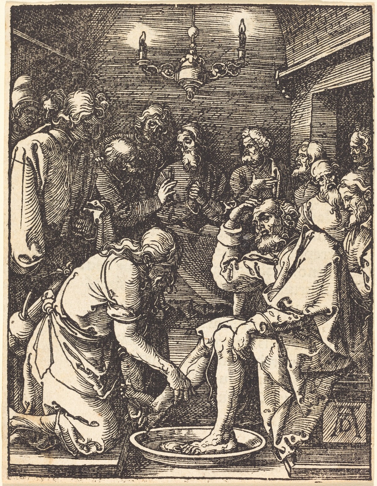 Christ Washing the Feet of the Disciples by Albrecht Dürer