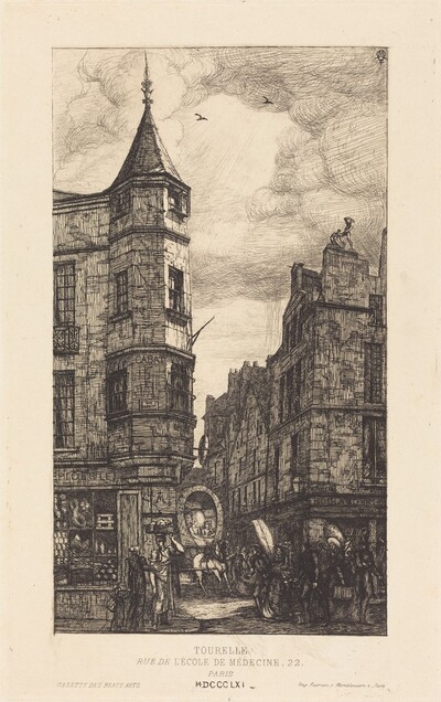 Tourelle, Rue de l'École de Médecine, 22, Paris