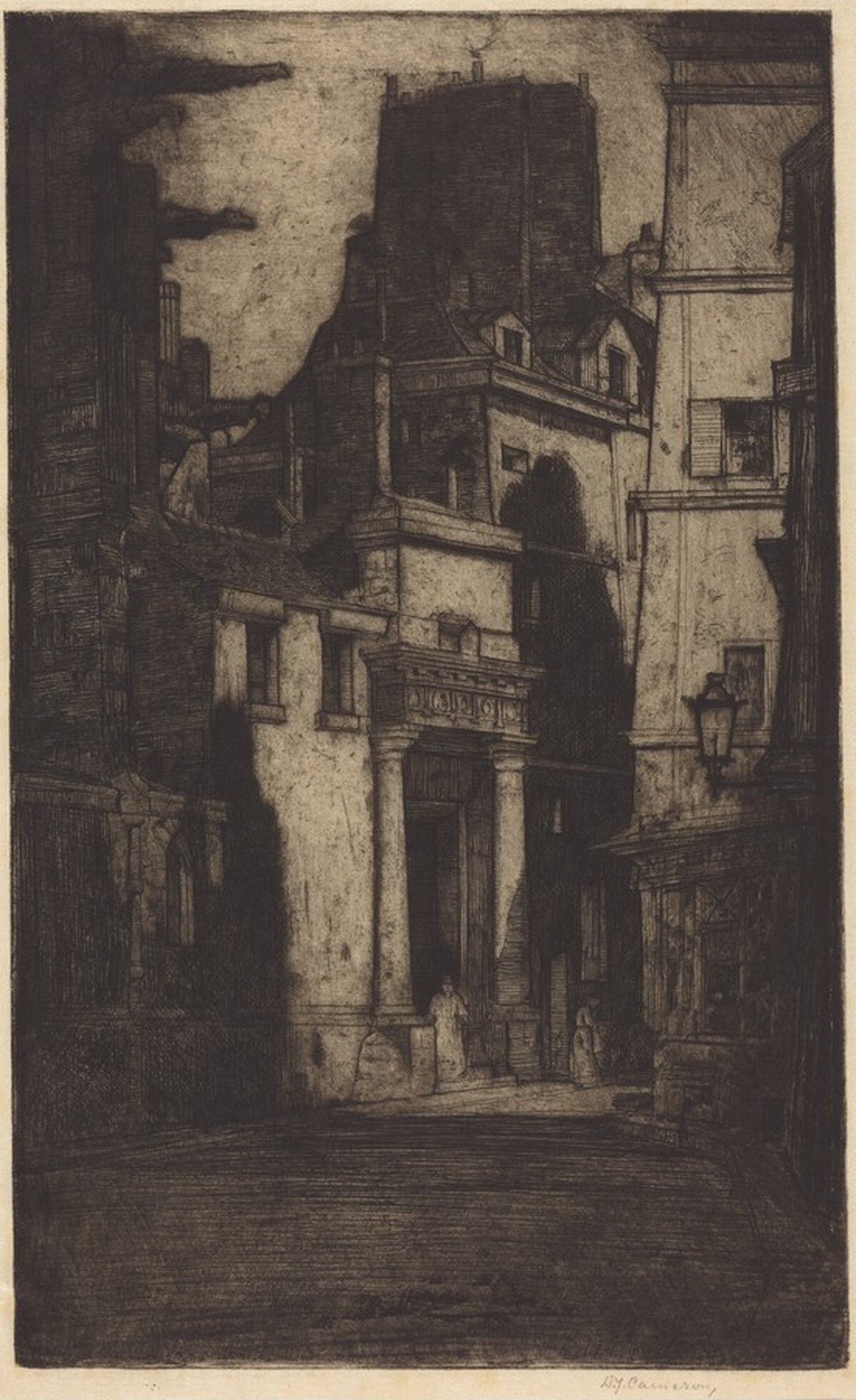 Saint Gervais, Rue des Barres by David Young Cameron