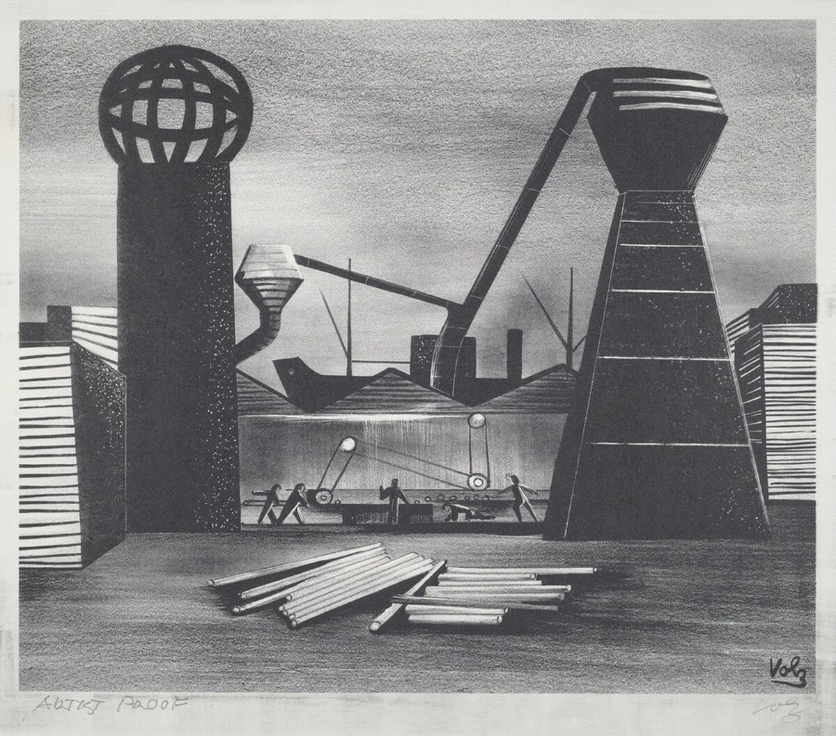 Lumberyard by Herman Volz