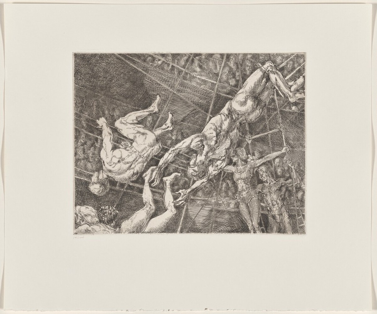 Flying Concellos by Reginald Marsh