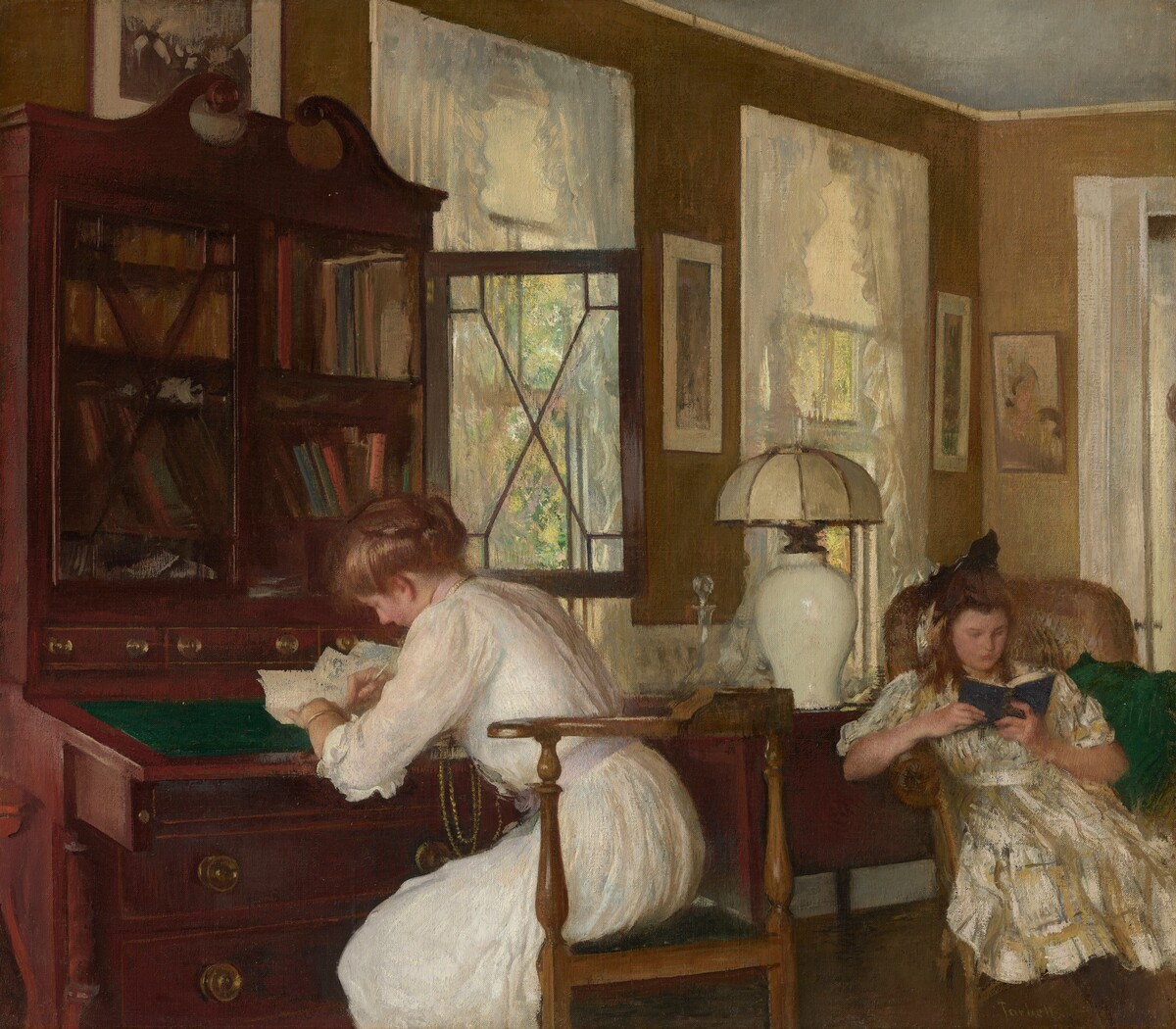Josephine and Mercie by Edmund Tarbell