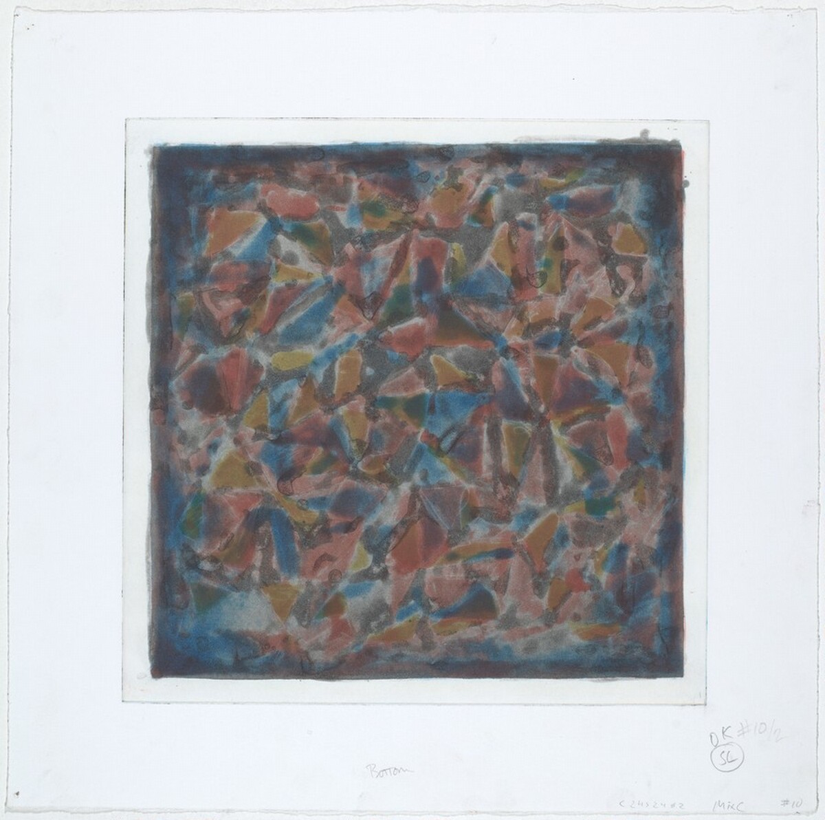 Color and Black #2 (24 x 24) by Sol LeWitt