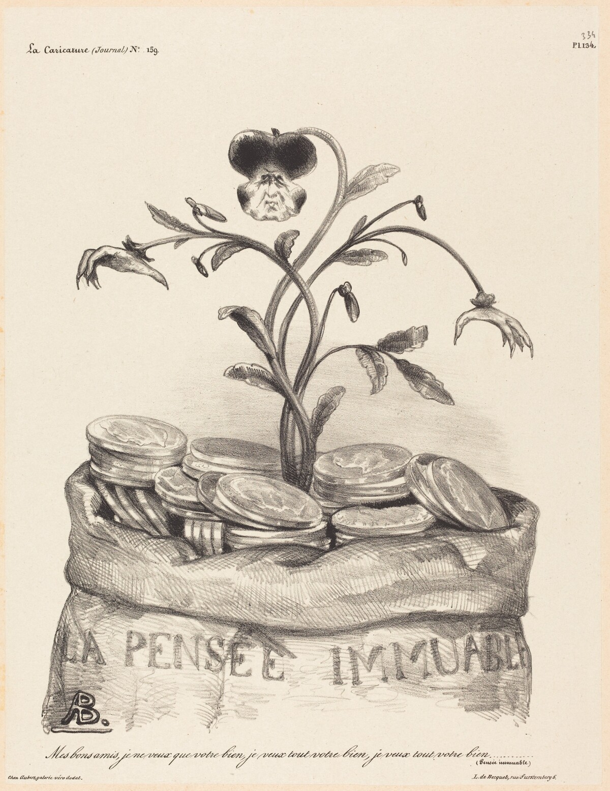 La Pensée Immunable by Auguste Bouquet