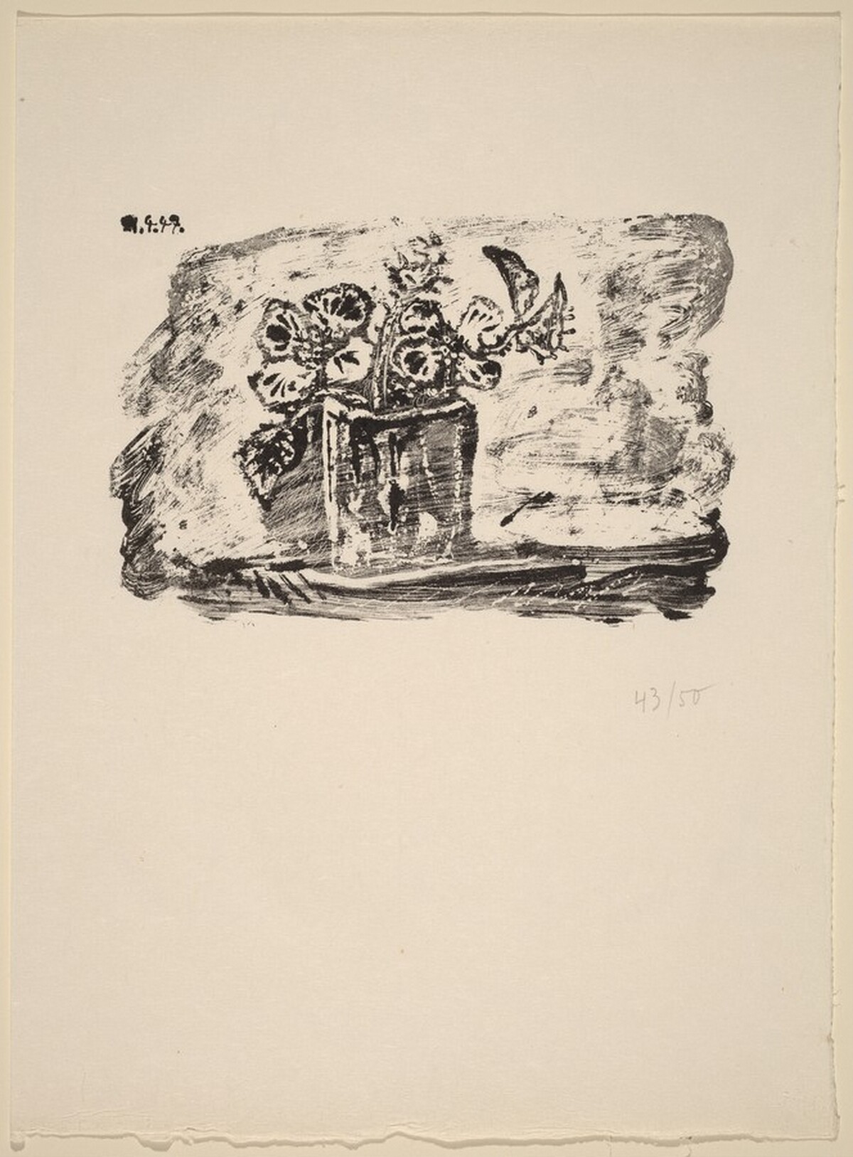 Le petit pot de fleurs (Small Pot of Flowers) by Pablo Picasso