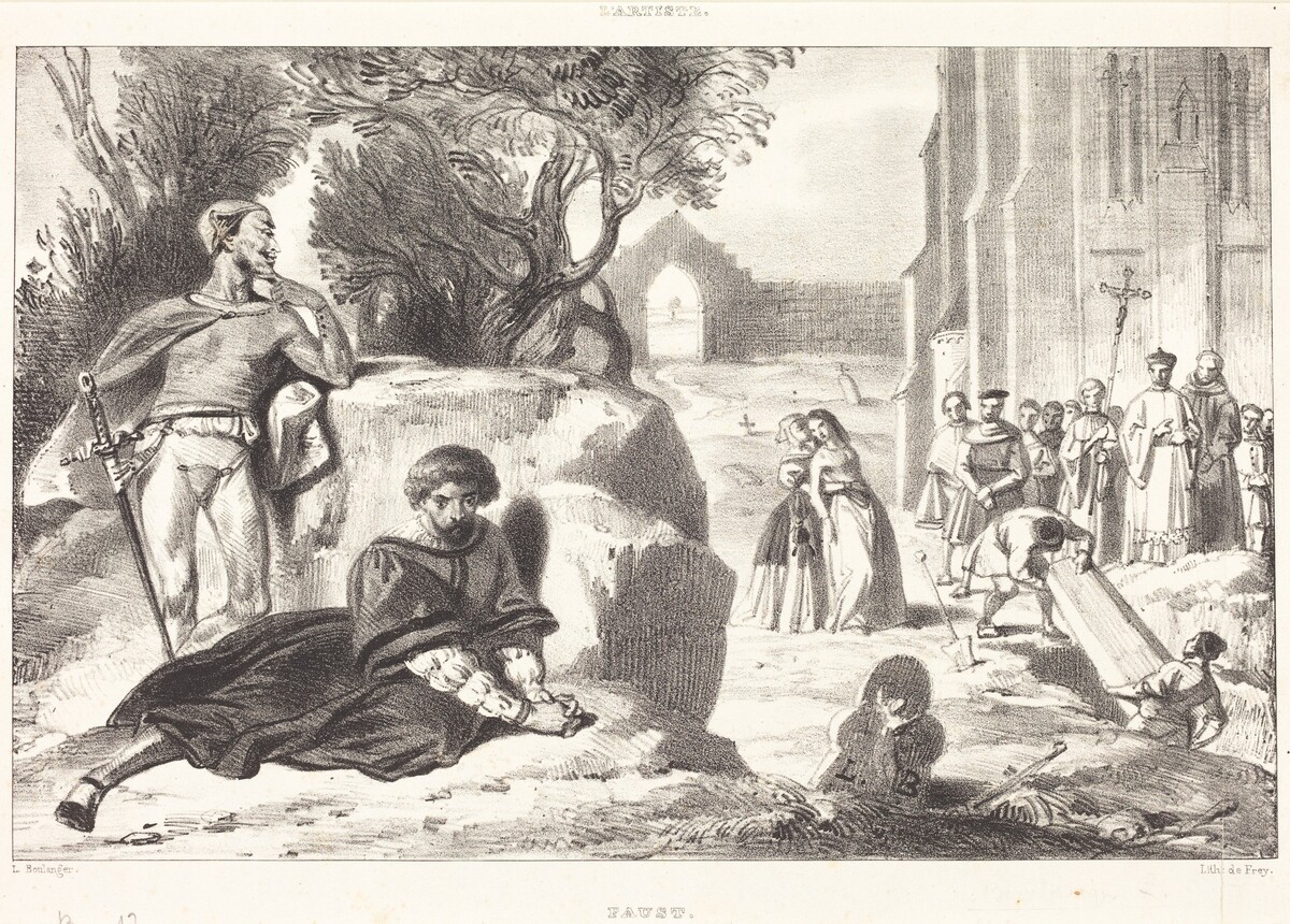 Scenes from Faust by Louis-Candide Boulanger