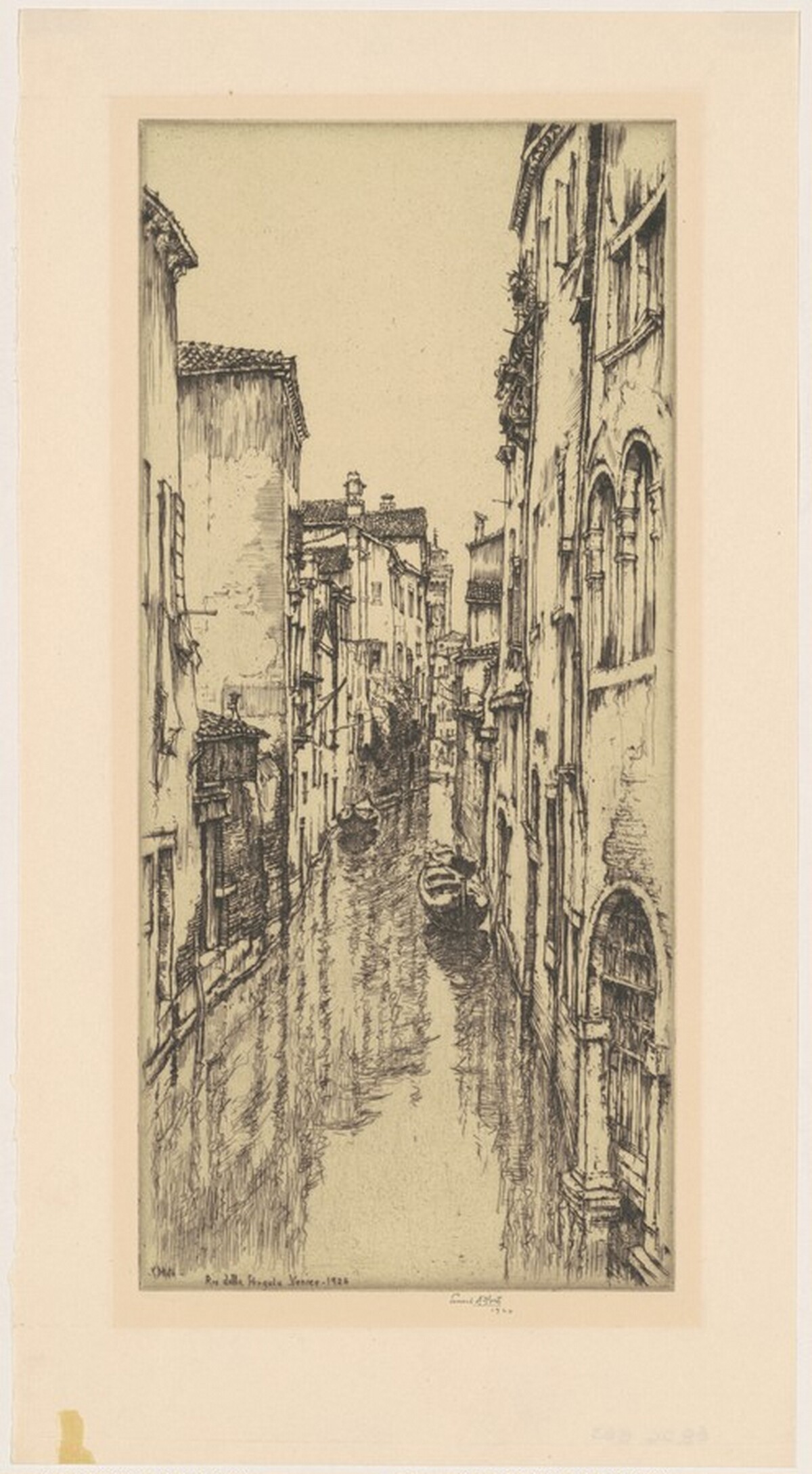 Rio della Pergola—Venice by Ernest D. Roth