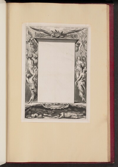 Border Illustration with Heaven and Hell "Corpora S.S."