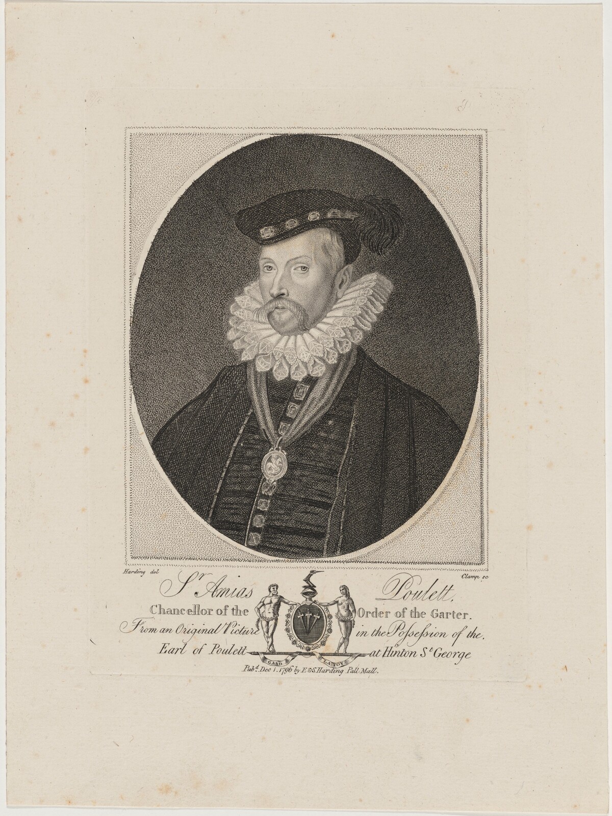Sir Amias Poulett by R. Clamp