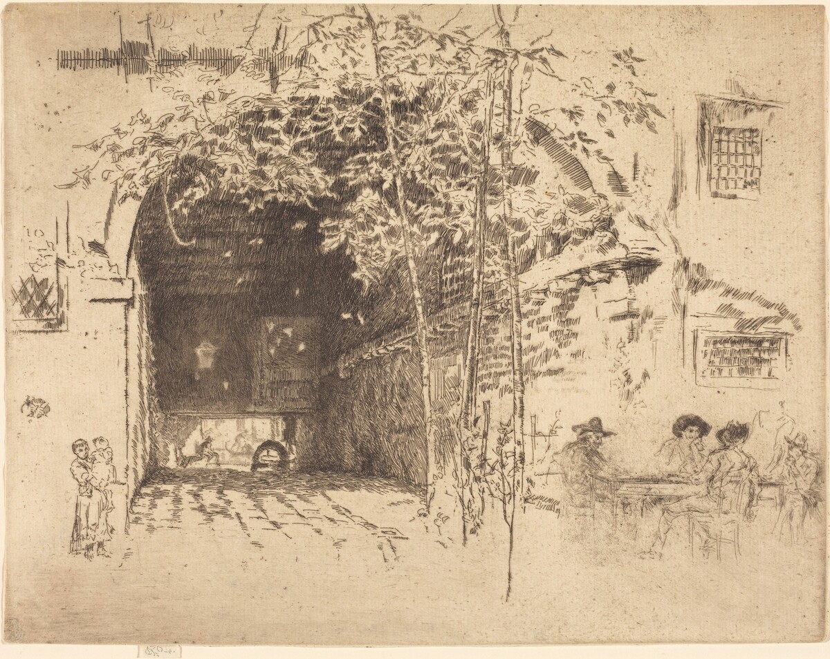 The Traghetto, No.II by James McNeill Whistler