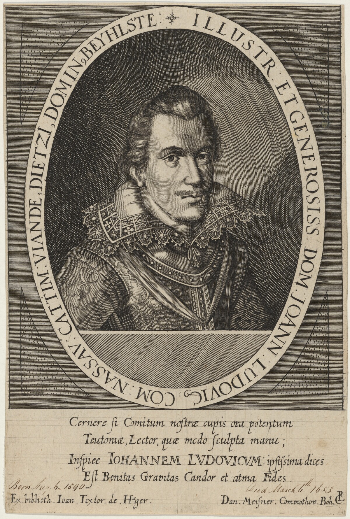Johan Louis of Nassau by Unknown Artist