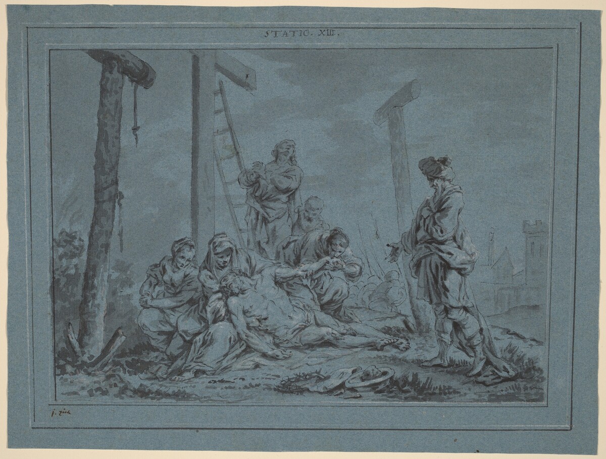 The Lamentation (STATIO XIII) by Januarius Zick