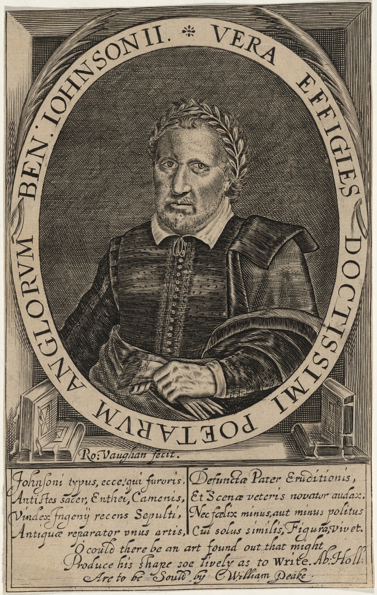Ben Jonson by Robert Vaughan