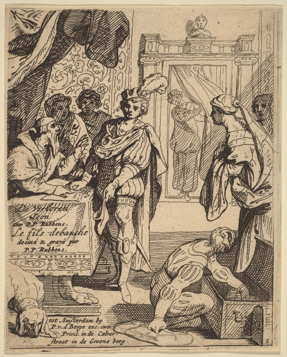 The Prodigal Son Receiving His Patrimony by Theodoor van Thulden after Sir Peter Paul Rubens