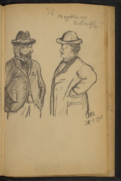 Two Men Conversing