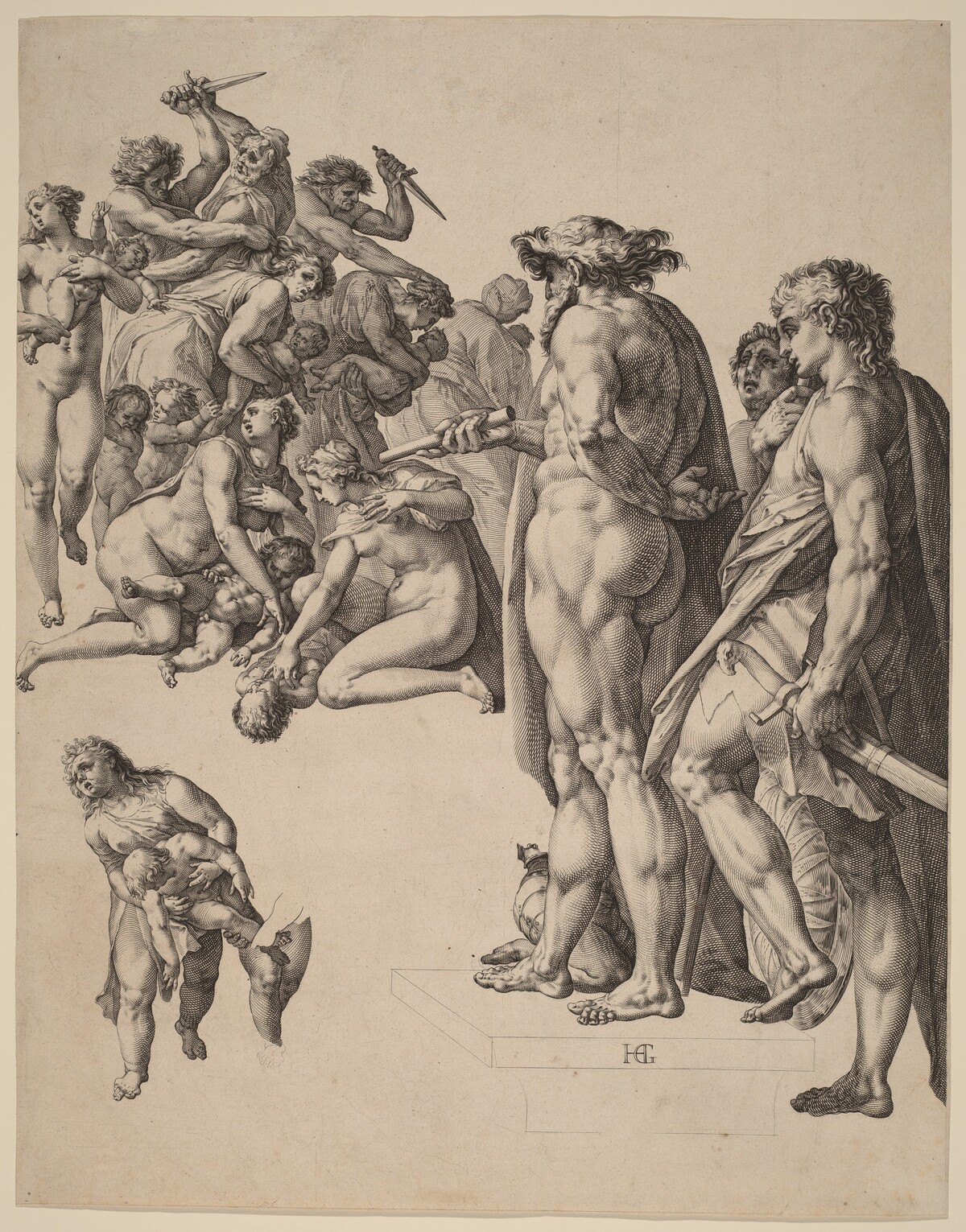 The Massacre of the Innocents by Hendrik Goltzius