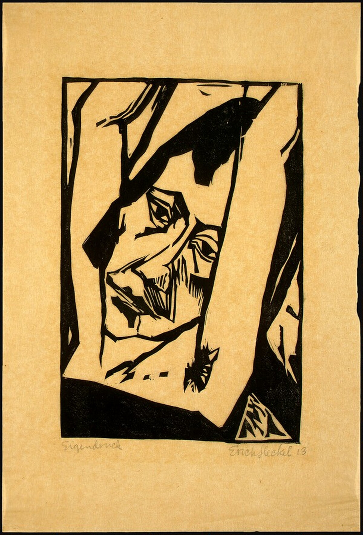 Young Woman (Junges Mädchen) by Erich Heckel
