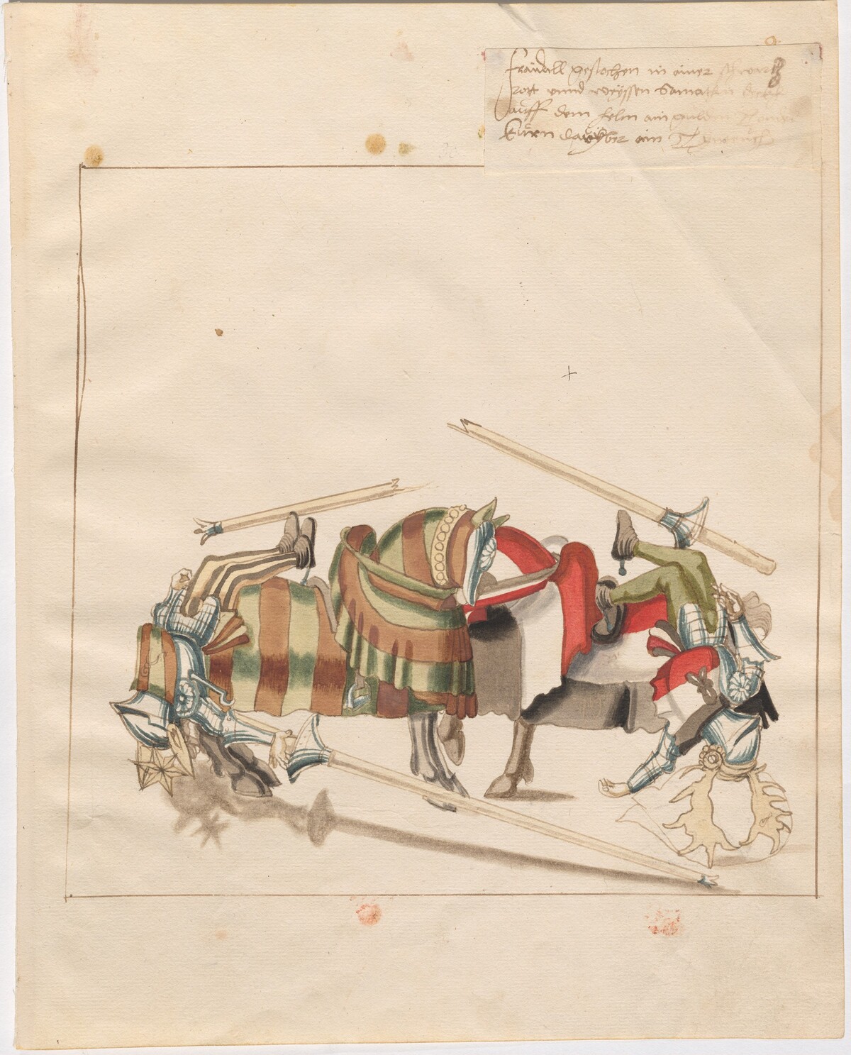 German Joust of Peace by German 16th Century