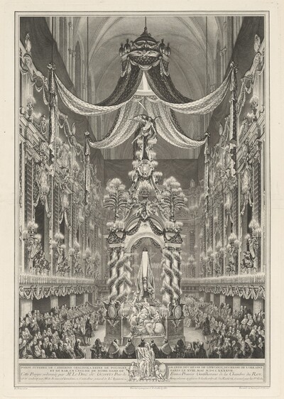 Pompe funèbre de Catherine Opalinska